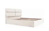 Двуспальная кровать Оксфорд 160x200 с подъемным механизмом Комфорт Мисти Милк - фото 3