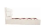 Двуспальная кровать Оксфорд 160x200 с подъемным механизмом Комфорт Мисти Милк - фото 4
