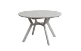 Стол Соната обеденный раскладной 1200/1600х1200x760 белый - фото 1