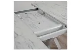 Стол Соната обеденный раскладной 1200/1600х1200x760 белый - фото 4