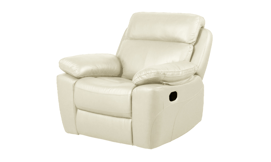 Кресло Габриэль / Gabriel BOAS белый с реклайнером 1RF 2817 B-925-65/PVC
