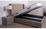  Ліжко 1,8 Адель з підйомним механізмом 2060x2150x1270 капучино (Лілі 06) - фото 2