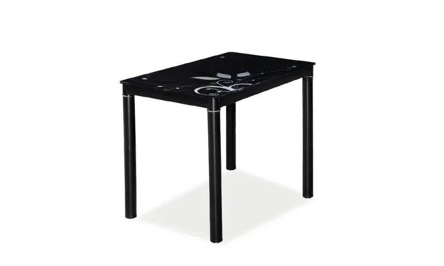 Стол обеденный Дамар черный/черный 100x60