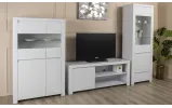 Тумба ТВ Лінго 1560 мм німфея альба/білий сніг глянець - фото 3