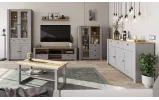 Комод 3д3ш Латур серый/делано светлый - фото 2