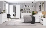 Комод 2д1ш Линго нимфея альба/белый снег глянец - фото 2