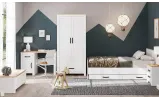 Шафа 2д Ланцет німфея альба/дуб крафт золотий - фото 2 Шафа 2д Ланцет німфея альба/дуб крафт золотий - фото 2