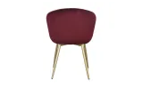 Стул Юник металл сиденье ткань 570x570x810 бордовый - фото 7