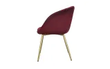 Стул Юник металл сиденье ткань 570x570x810 бордовый - фото 6