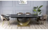 Стул Милли металл сиденье ткань 590x580x805 капучино - фото 9