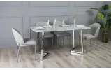 Стул Милтон металл сиденье ткань 500x560x825 рогожка серый - фото 7