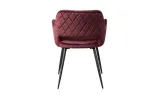 Стул Сенс металл сиденье ткань 550x580x800 бордовый - фото 2