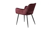 Стул Сенс металл сиденье ткань 550x580x800 бордовый - фото 4
