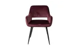 Стул Сенс металл сиденье ткань 550x580x800 бордовый - фото 5