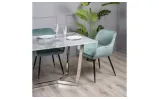 Стул Сенс металл сиденье ткань 550x580x800 бирюзовый - фото 9 Стул Сенс металл сиденье ткань 550x580x800 бирюзовый - фото 9
