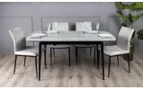 Стул Слим металл сиденье ткань 440x570x865 бежевый - фото 2