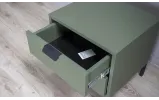 Тумба прикроватная Нео дымчатый зеленый - фото 4