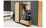 Зеркало Квант / Quant дуб артизан/черный QG-06 - фото 5