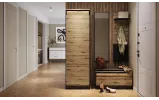 Зеркало Квант / Quant дуб артизан/черный QG-06 - фото 7