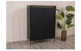 Комод высокий 4д Тренд / Trend черный с подсветкой TR-03 - фото 2