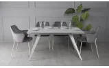 Стол Тори обеденный раскладной 1400/2000x800x750 белый мат - фото 7