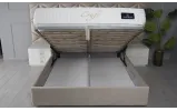 Двоспальне ліжко Моніка XL 160x200 з підйомним механізмом бежеве - фото 3
