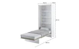 Кровать-трансформер BC-03 белый глянец вертикальная BED CONCEPT LENART - фото 4 Кровать-трансформер BC-03 белый глянец вертикальная BED CONCEPT LENART - фото 4