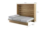Ліжко-трансформер BC-14 дуб артизан горизонтальне BED CONCEPT LENART - фото 4 Ліжко-трансформер BC-14 дуб артизан горизонтальне BED CONCEPT LENART - фото 4