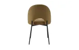 Стул Каспер металл сиденье ткань 505x535x810 горчичный - фото 3