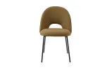 Стул Каспер металл сиденье ткань 505x535x810 горчичный - фото 4