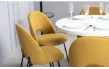 Стул Каспер металл сиденье ткань 505x535x810 горчичный - фото 8