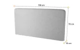 Изголовье BC-16 к кровати-трансформеру BC-01 серое BED CONCEPT LENART - фото 4