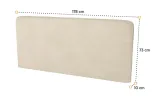 Изголовье BC-33 к кровати-трансформеру BC-13 букле бежевое BED CONCEPT LENART - фото 2