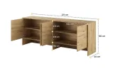 Надставка BC-10 до ліжка-трансформера горизонтального дуб артизан BED CONCEPT LENART - фото 2