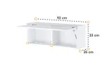 Навісна шафа BC-29 до ліжка-трансформера білий мат BED CONCEPT LENART - фото 2