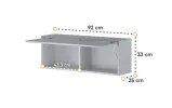 Навісна шафа BC-29 до ліжка-трансформера сірий мат BED CONCEPT LENART - фото 2 Навісна шафа BC-29 до ліжка-трансформера сірий мат BED CONCEPT LENART - фото 2