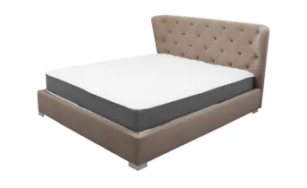 Двуспальная кровать Ирис 160x200 без подъемного механизма ткань кат.1