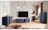 Комод  2д3ш Колорс / Colours синій CS-02 - фото 8