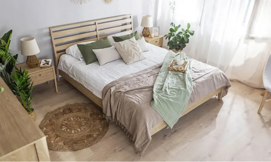 Двуспальная кровать Кози / Cozy 160x200 дуб CZ-02-(160) - фото 8 Двуспальная кровать Кози / Cozy 160x200 дуб CZ-02-(160) - фото 8
