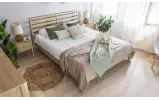 Двуспальная кровать Кози / Cozy 180x200 дуб CZ-02-(180) - фото 2