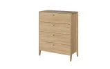 Комод высокий Кози / Cozy дуб CZ-03 - фото 1 Комод высокий Кози / Cozy дуб CZ-03 - фото 1