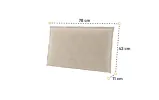 Подголовник Кози / Cozy дуб 160 см (мягкая спинка) CZ-06 - фото 2