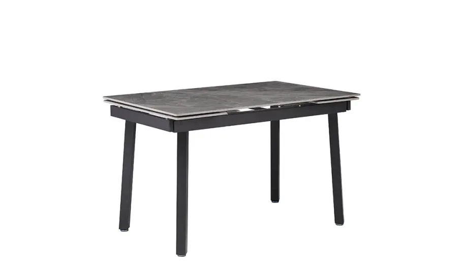 Стол обеденный Ashwood DT-2402B серый глянец керамика