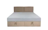 Двуспальная кровать Дакота капучино 160x200 с подъемным механизмом и матрасом, ткань категории 1 - фото 3