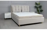 Двоспальне ліжко Роксана бежевий 180x200 з підйомним механізмом - фото 3