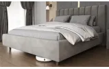 Двоспальне ліжко Евора сіре 160x200 з підйомним механізмом - фото 4