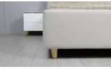 Двоспальне ліжко Роксана бежеве 160x200 з підйомним механізмом - фото 6