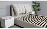 Двоспальне ліжко Роксана бежеве 160x200 з підйомним механізмом - фото 9