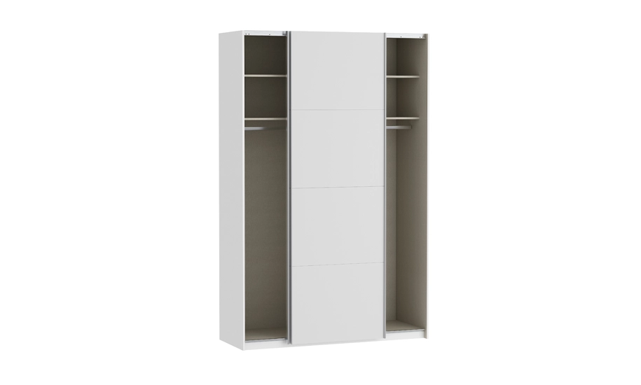 Шкаф-купе 1,5 м 2д Фиттио / Fittio FTIS72461 белый глянец - фото 3 Шкаф-купе 1,5 м 2д Фиттио / Fittio FTIS72461 белый глянец - фото 3