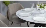 PRESTOL стол Асти обеденный раскладной 1100/1400х1100х750 белый глянец - фото 13